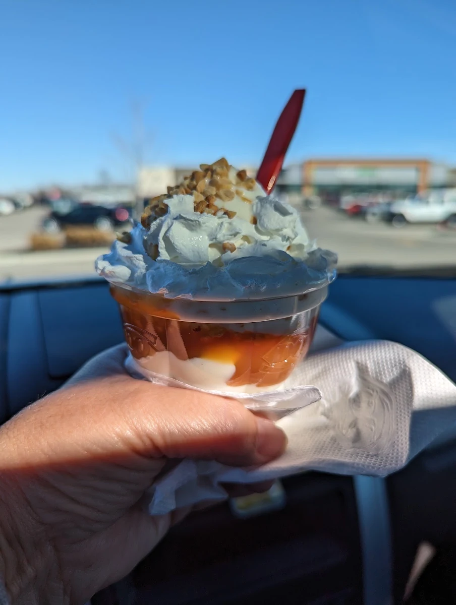 Caramel Sundae with Nuts