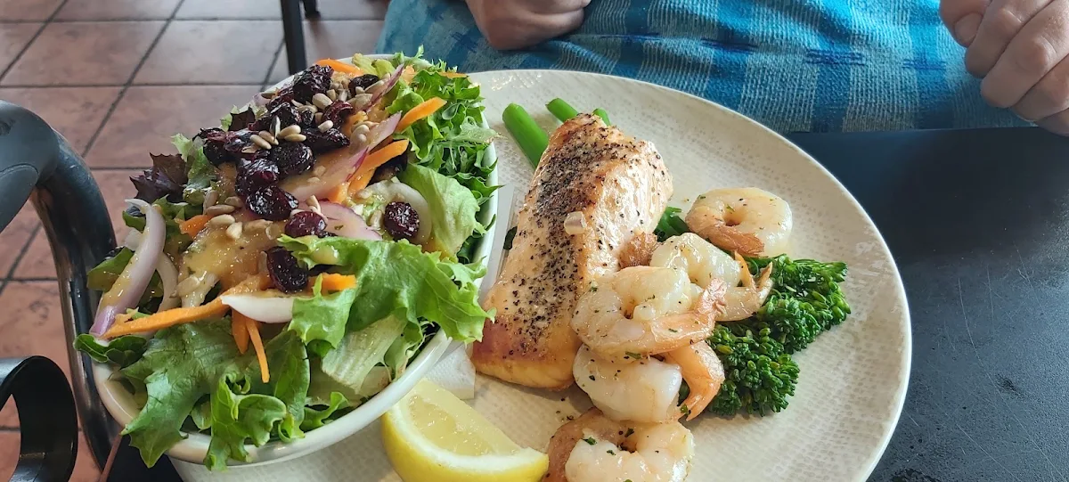 Salmon and Prawns