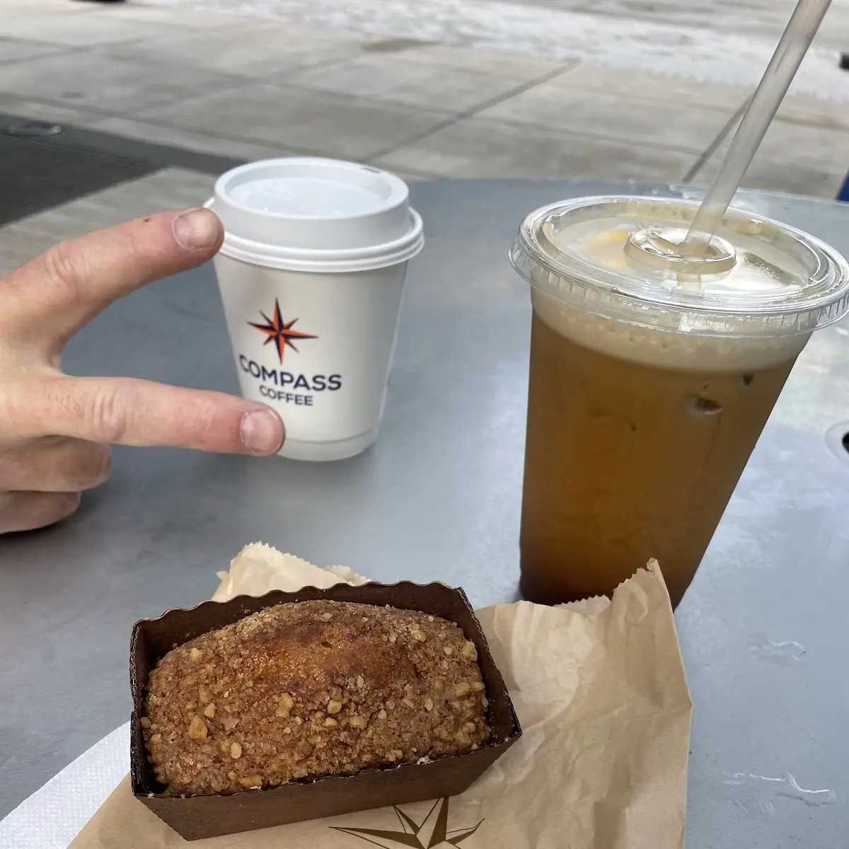 Cold Brew with Banana Bread