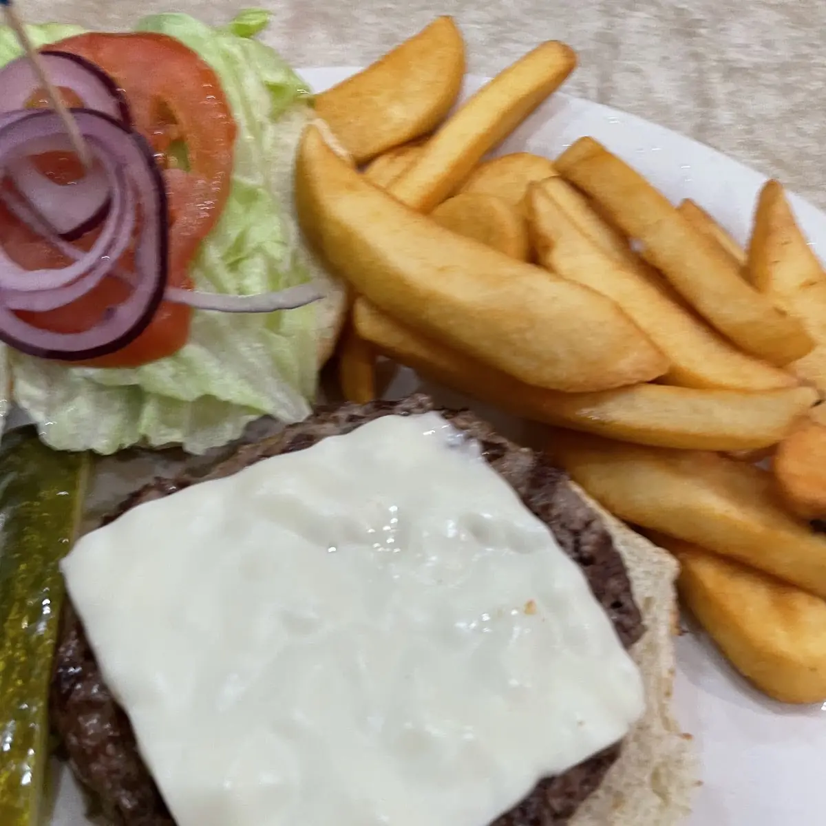 Mushroom & Swiss Burger