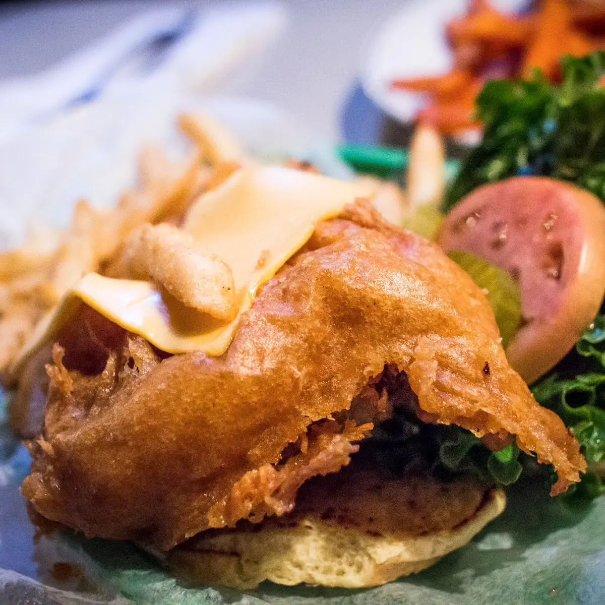 Tony's Beer Battered Burger