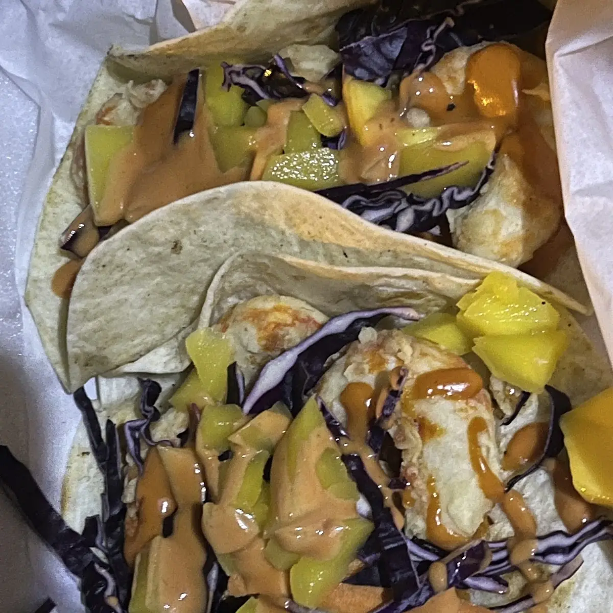 Vegan Shrimp Tacos 6pcs
