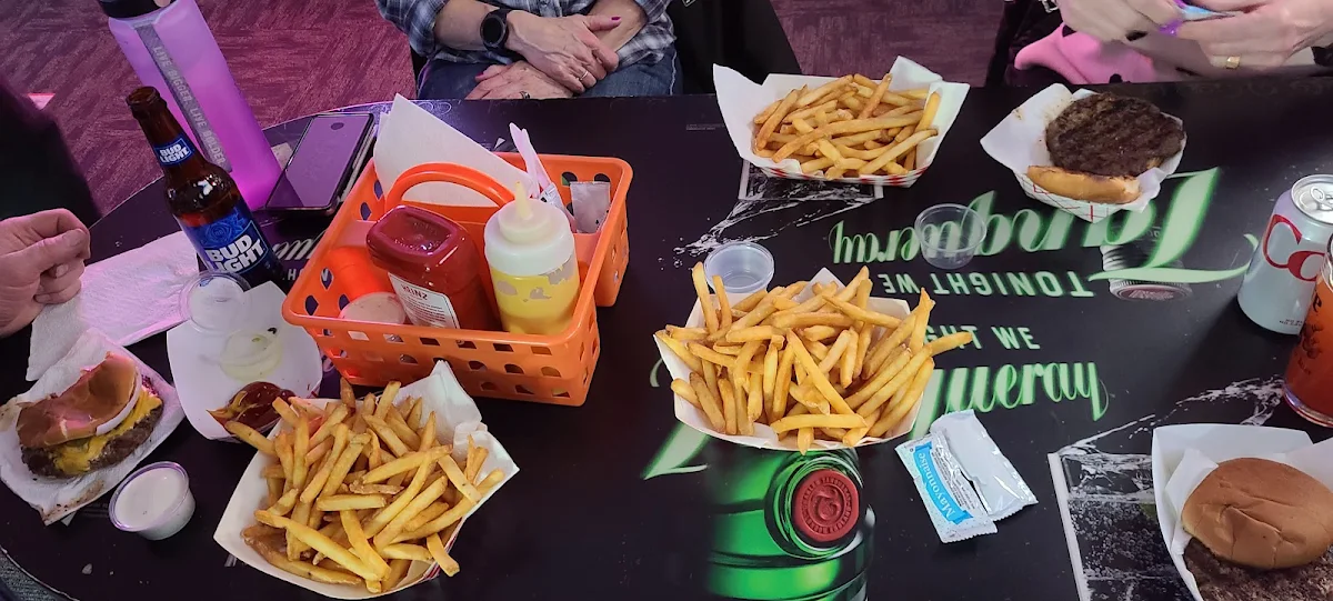 Cheese Burger and Fries