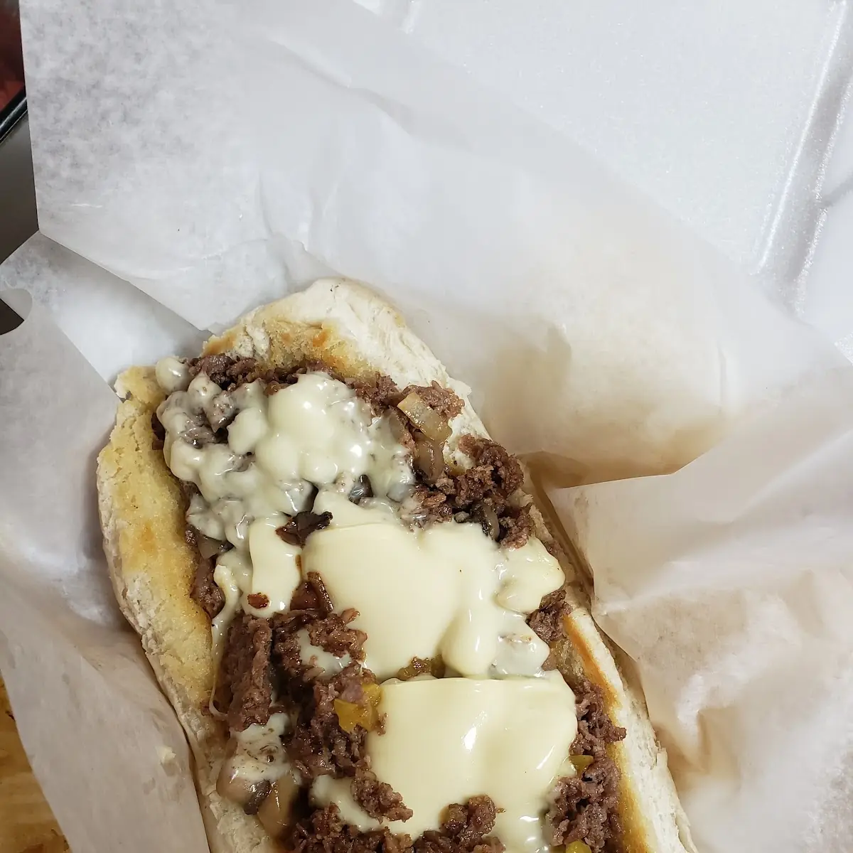 Philly Steak Added Banana Peppers