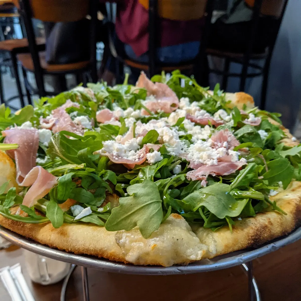Arugula Blanco Pizza