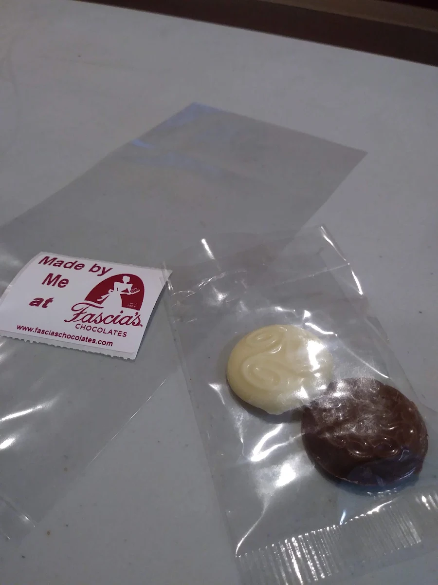 Samples if Their White and Milk Chocolate