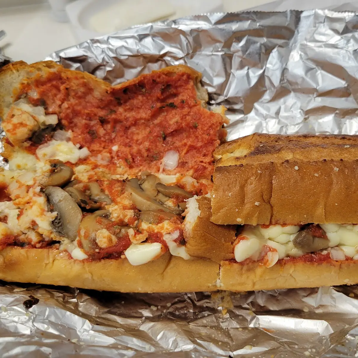 Pizza Sub 6 with Toppings