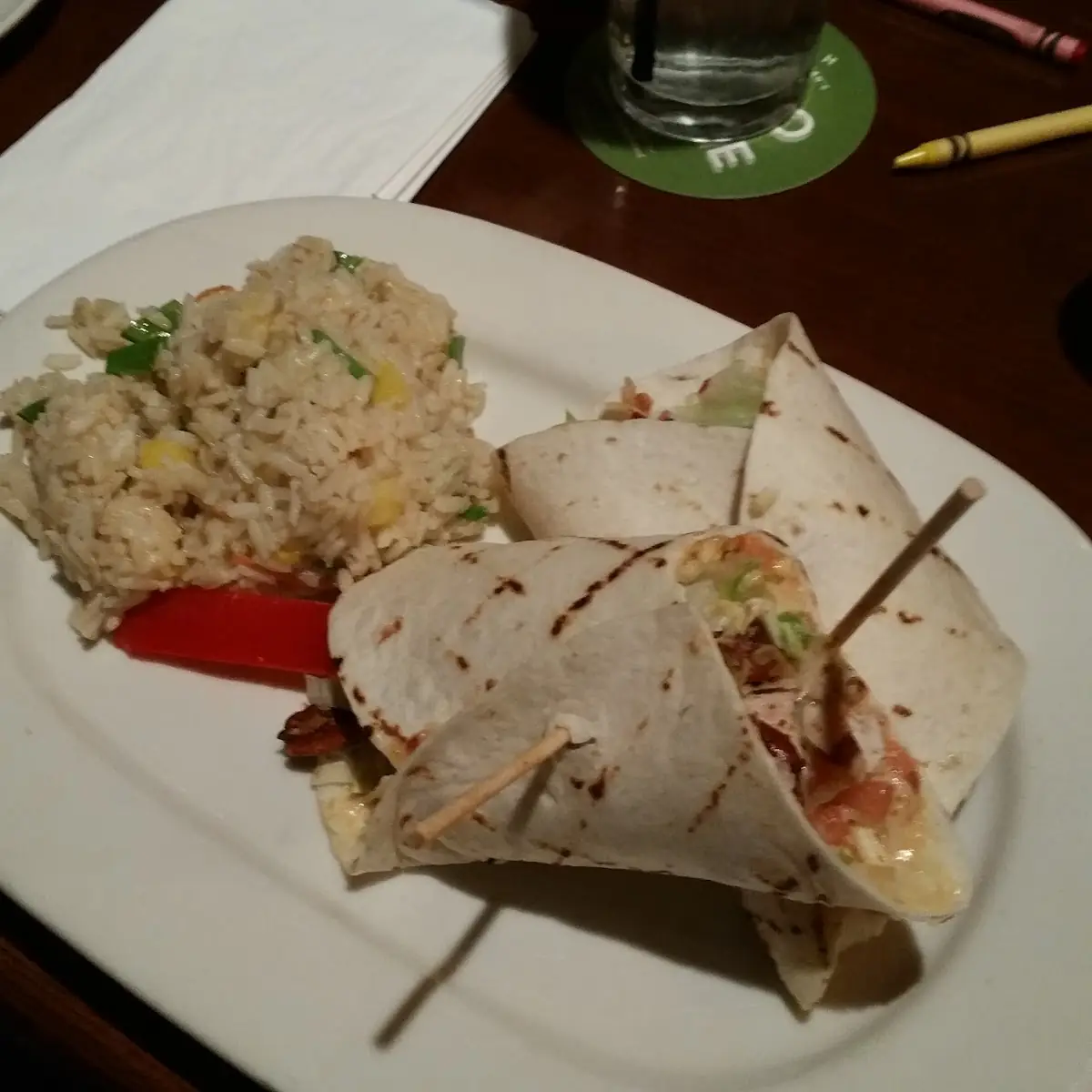 Southwest Grilled Chicken Wrap