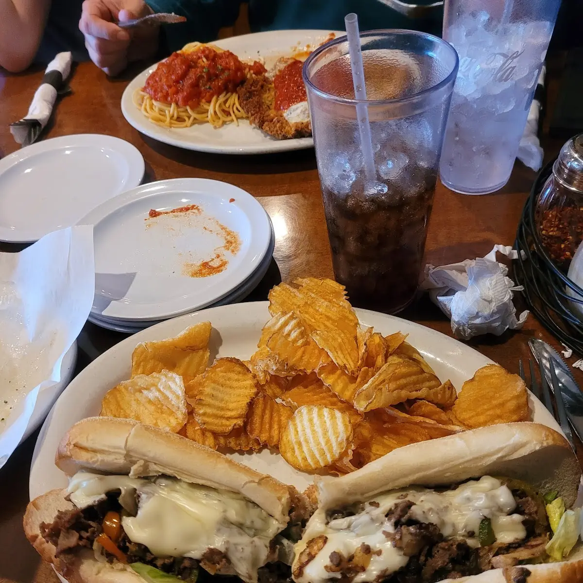 Philly Cheese Steak Sandwich Platter