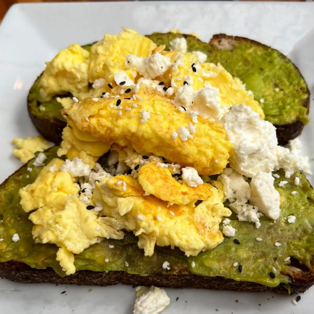 Avocado Toast with Poached Eggs