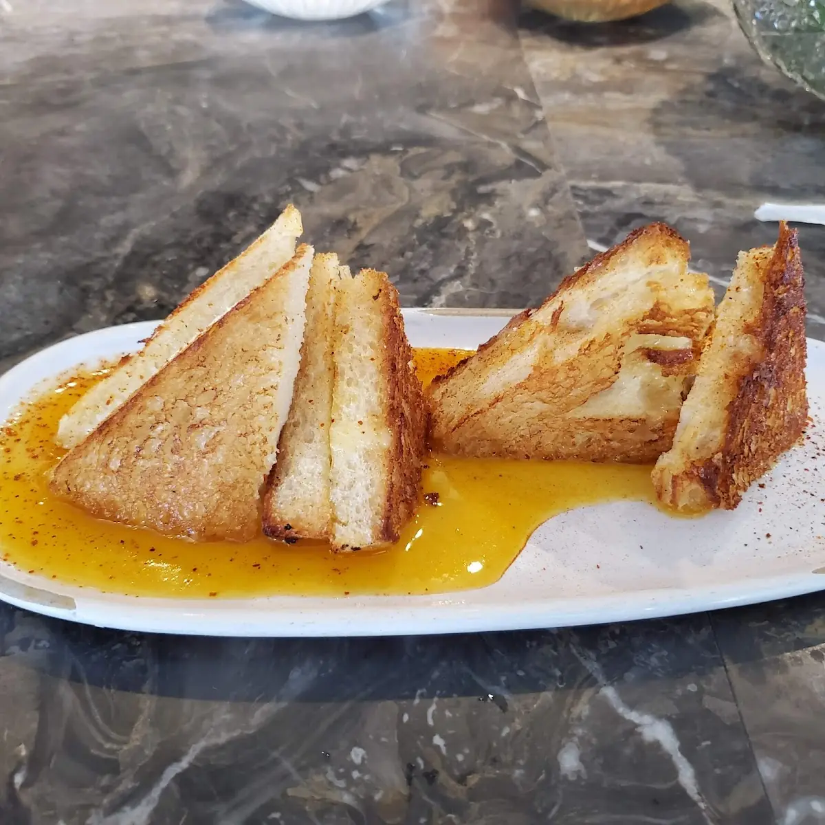 White Truffle & Brie Grilled Cheese