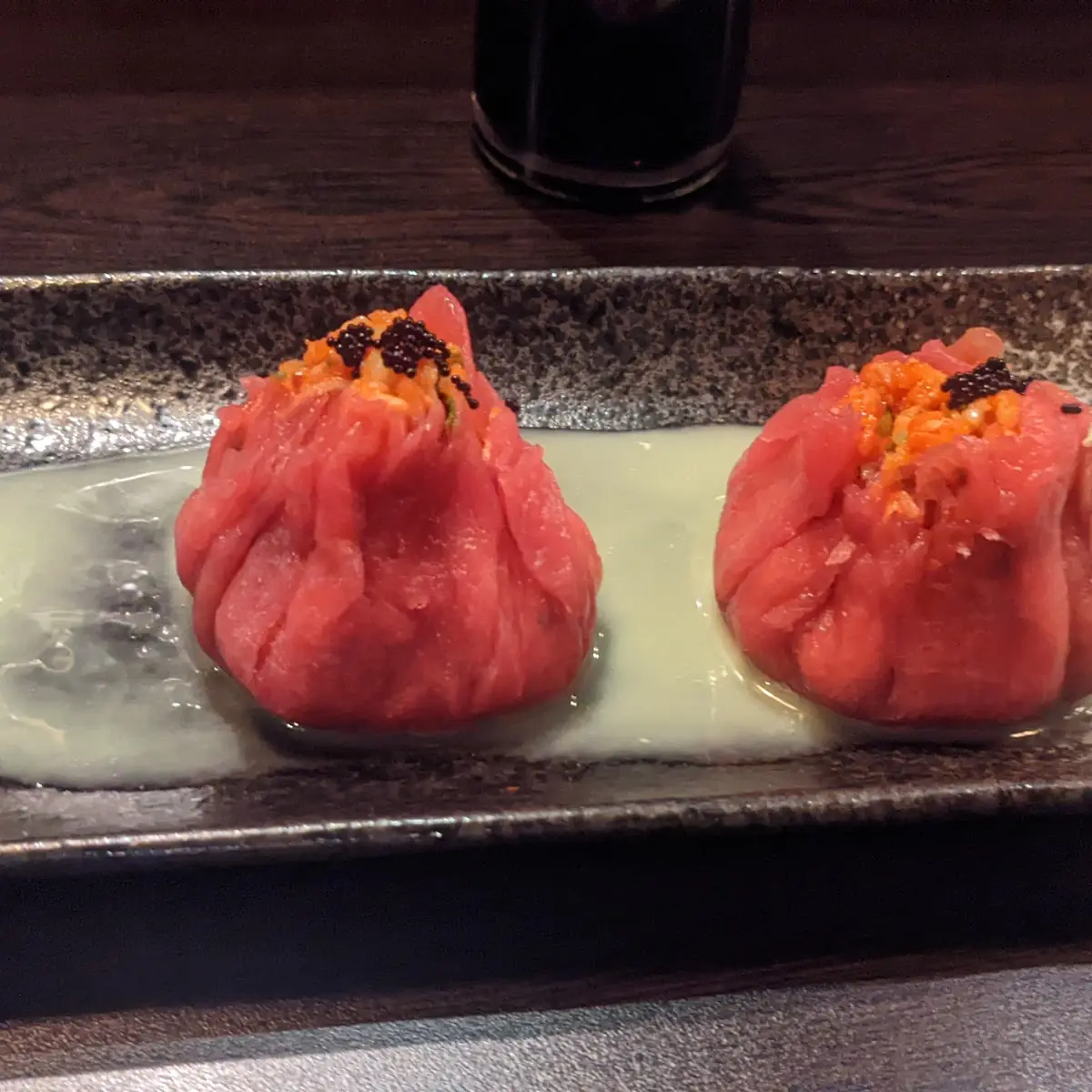 Tuna Wasabi Dumplings