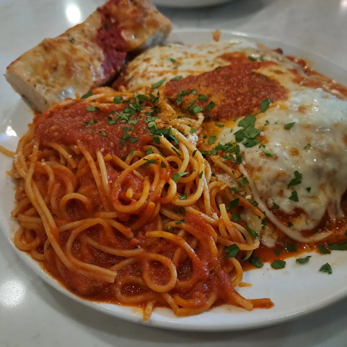 Chicken Parmesan with Spaghetti