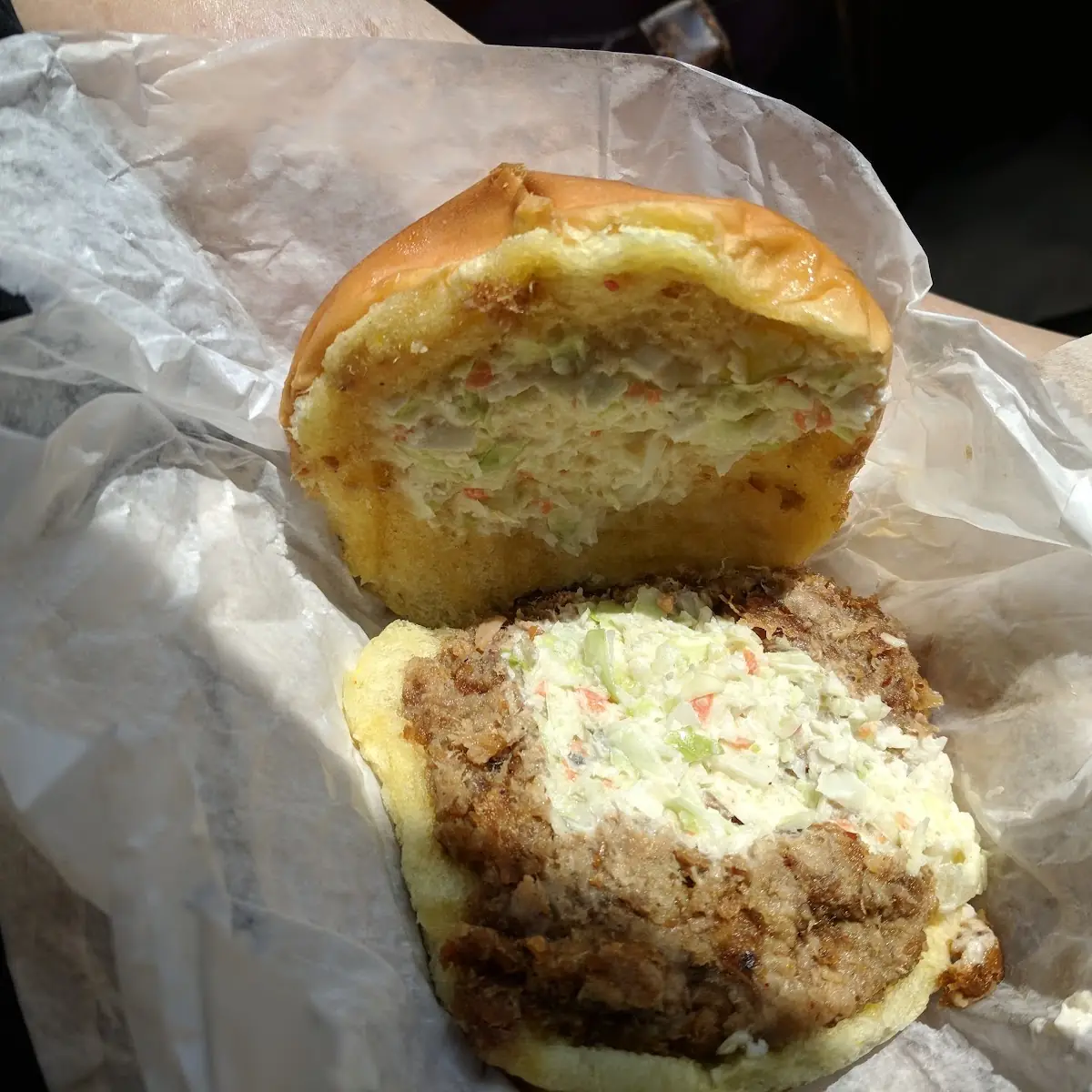 BBQ Sandwich with Slaw