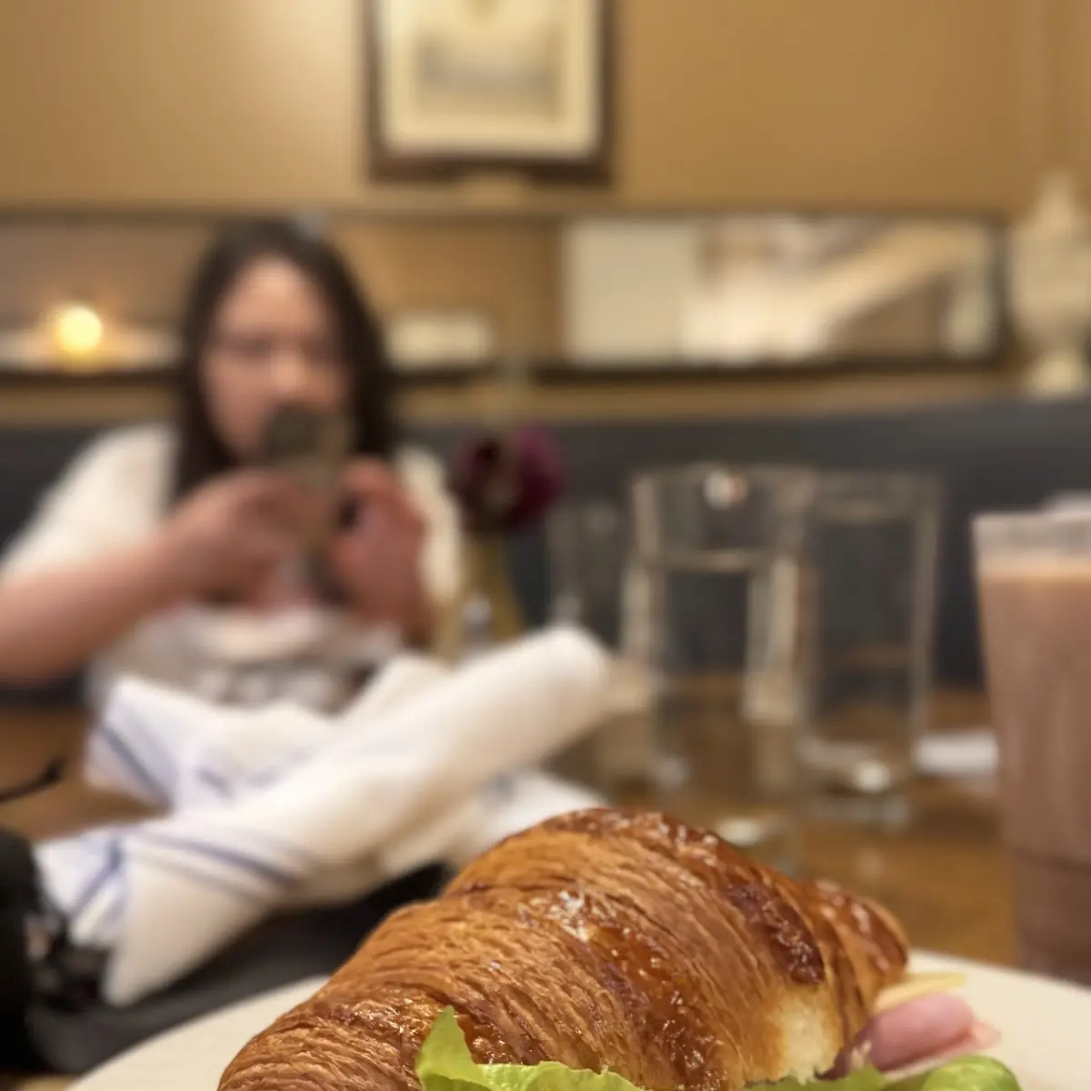 Ham and Swiss Croissant