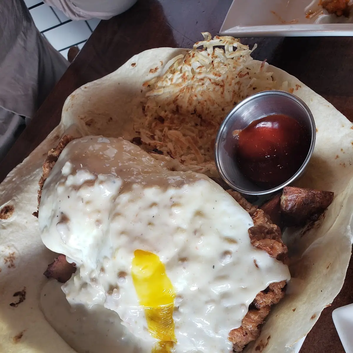 Chicken Fried Steak and Eggs
