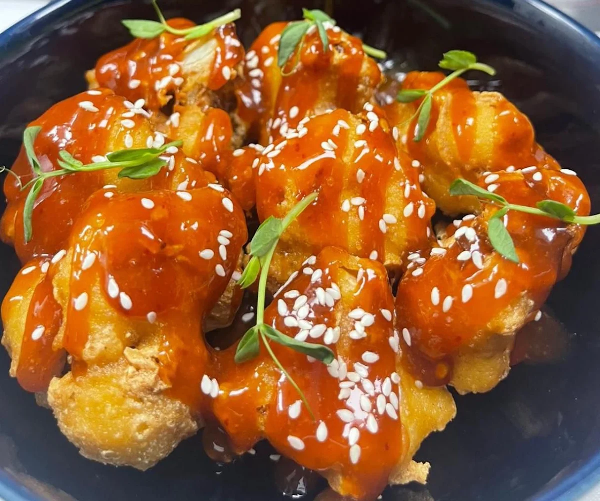 Crispy Chilli Cauliflower, Rangoli Kitchen + Bar