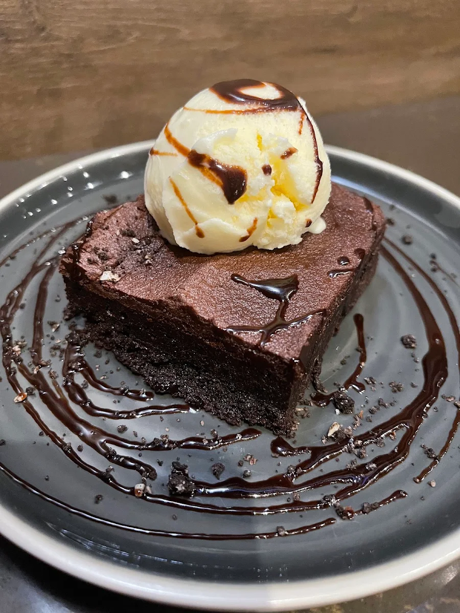 Molted Chocolate Brownie