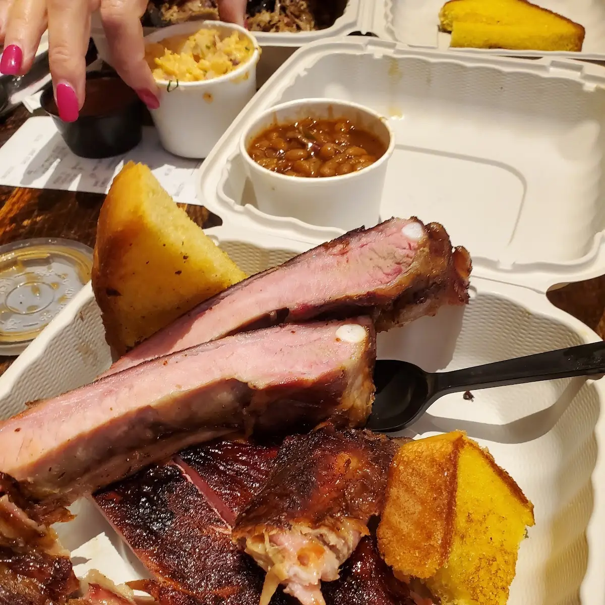 BBQ Ribs and Baked Beans