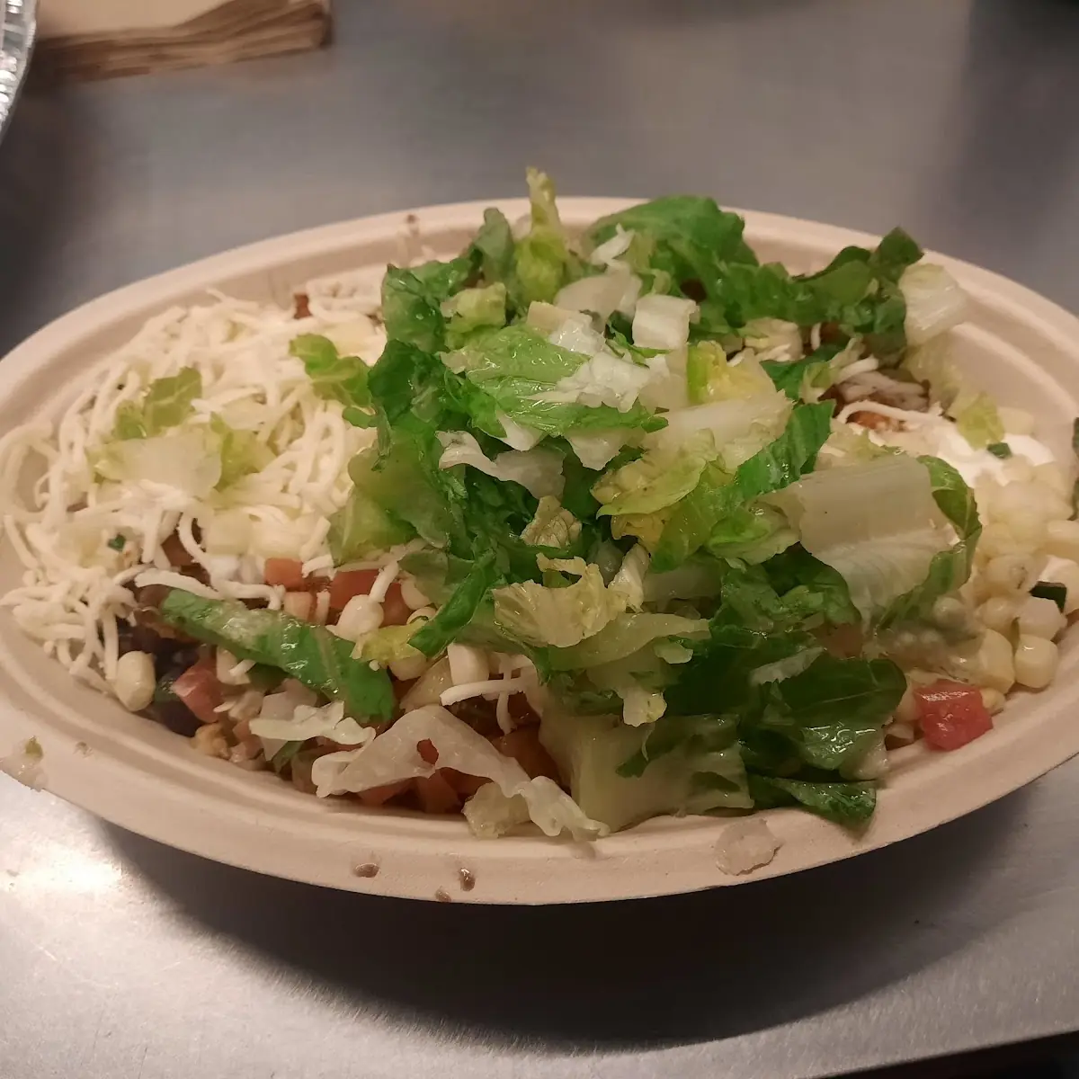 Salad Bowl, Chipotle Mexican Grill