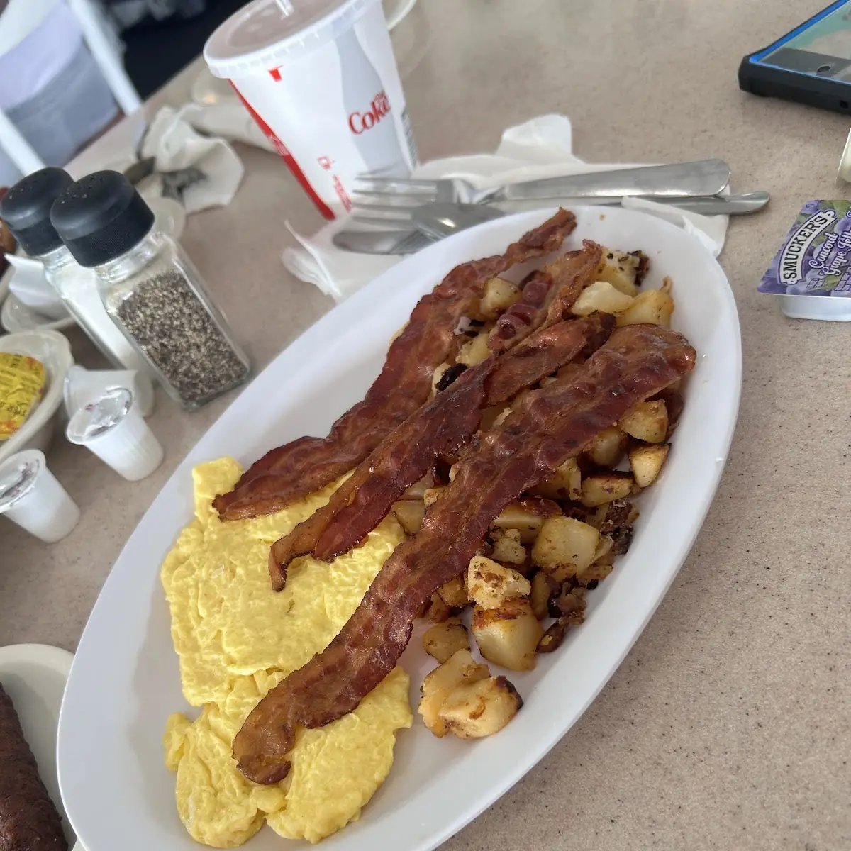 Scrambled Eggs and Bacon
