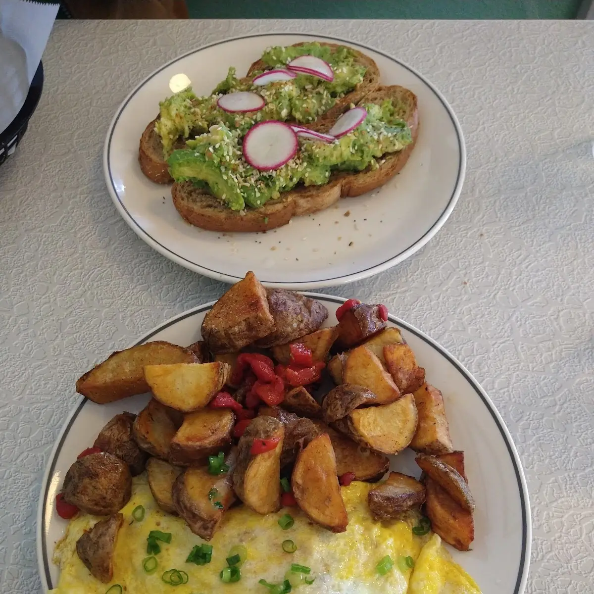 Avocado Toast Kimchi Scrambled Eggs
