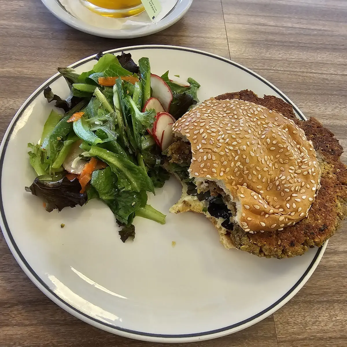 Falafel Smash Burger