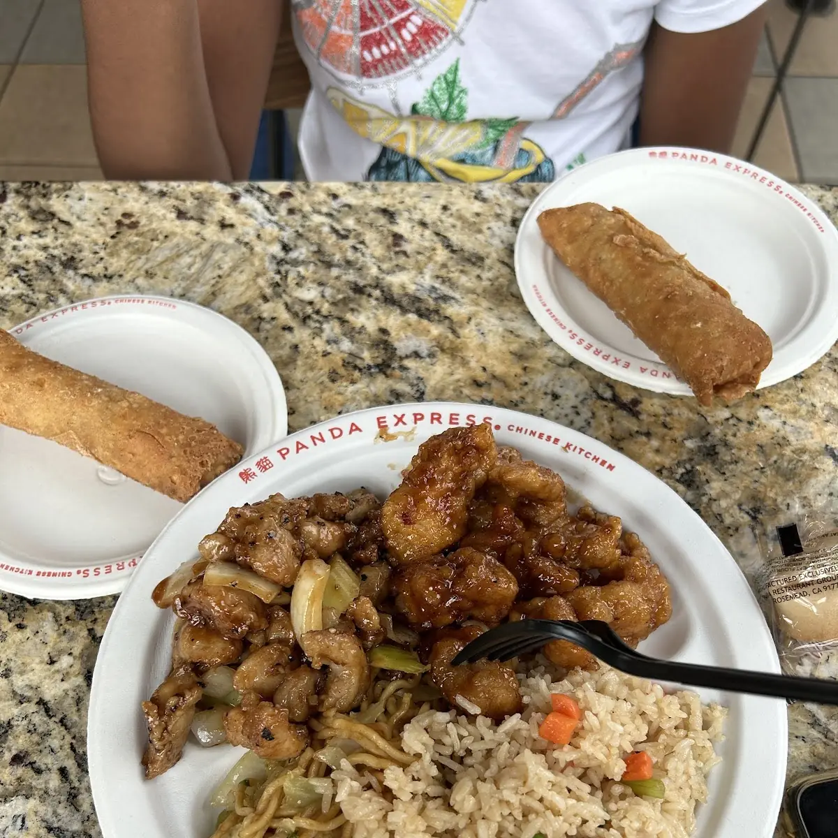 Orange Chicken Fried Rice Noodle