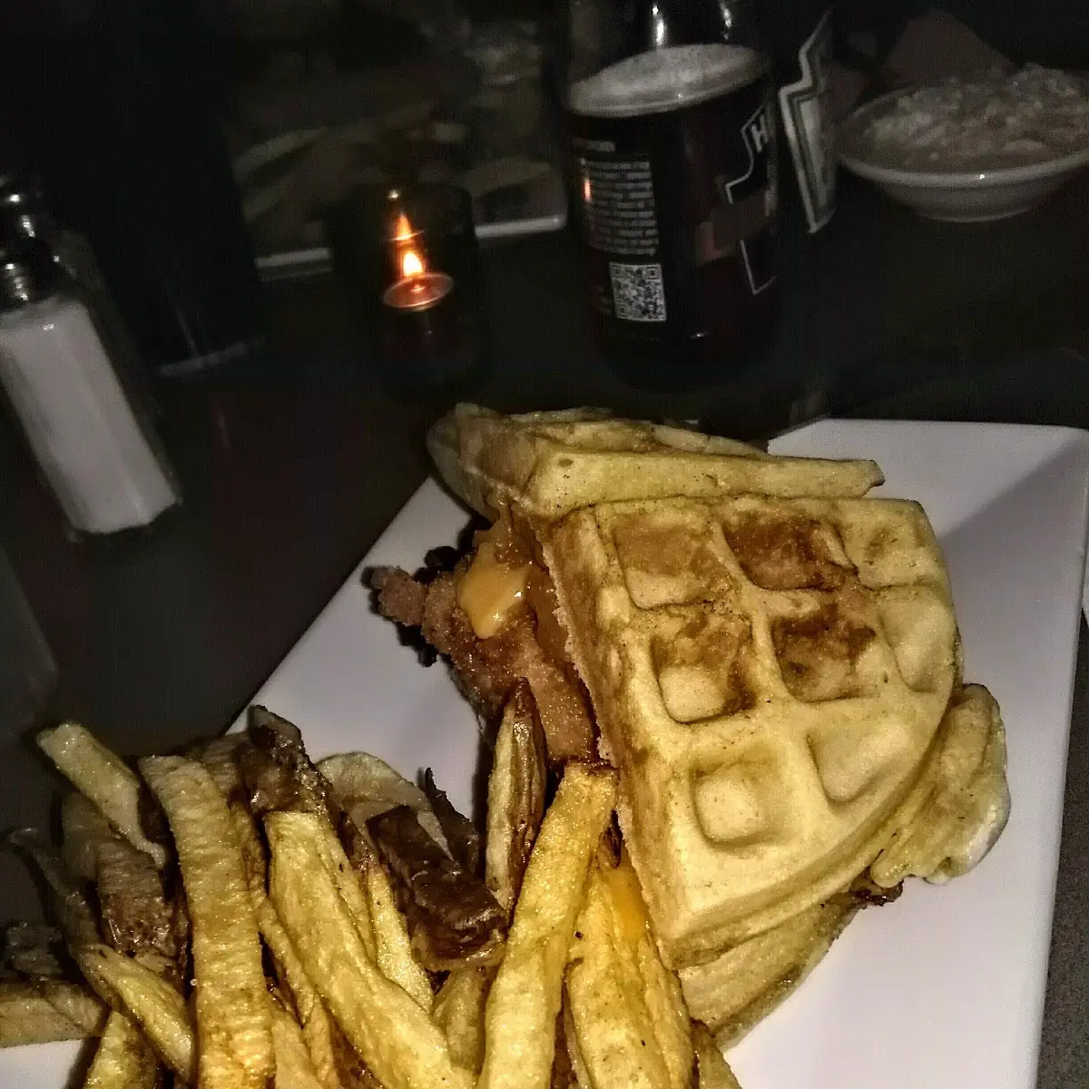 Chicken and Waffle Sandwich