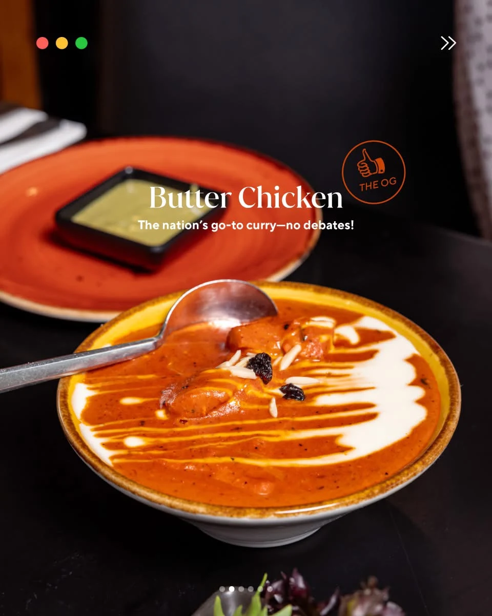 Butter Chicken, Bombay Bustle Indian Restaurant