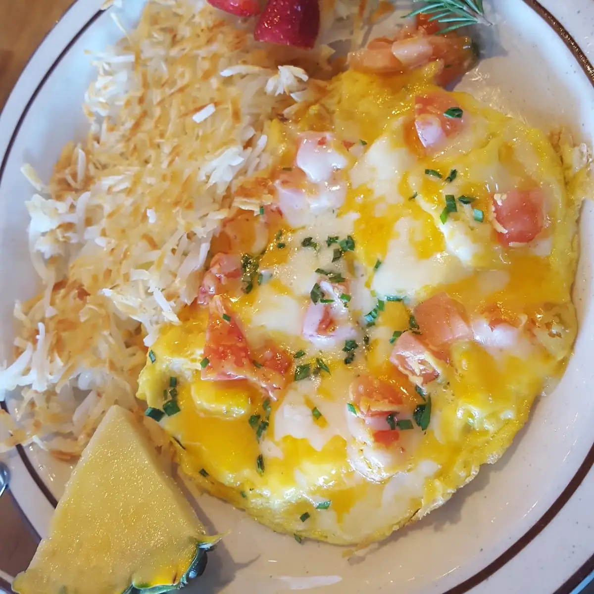 Holua Omelette (Ham and Cheese Omelette)