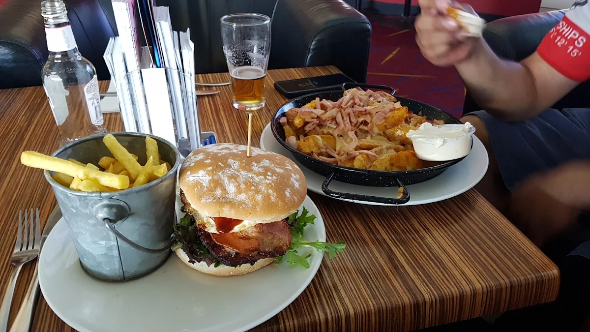 Queenslander with Fried Chips & Salads, LIONS@springwood