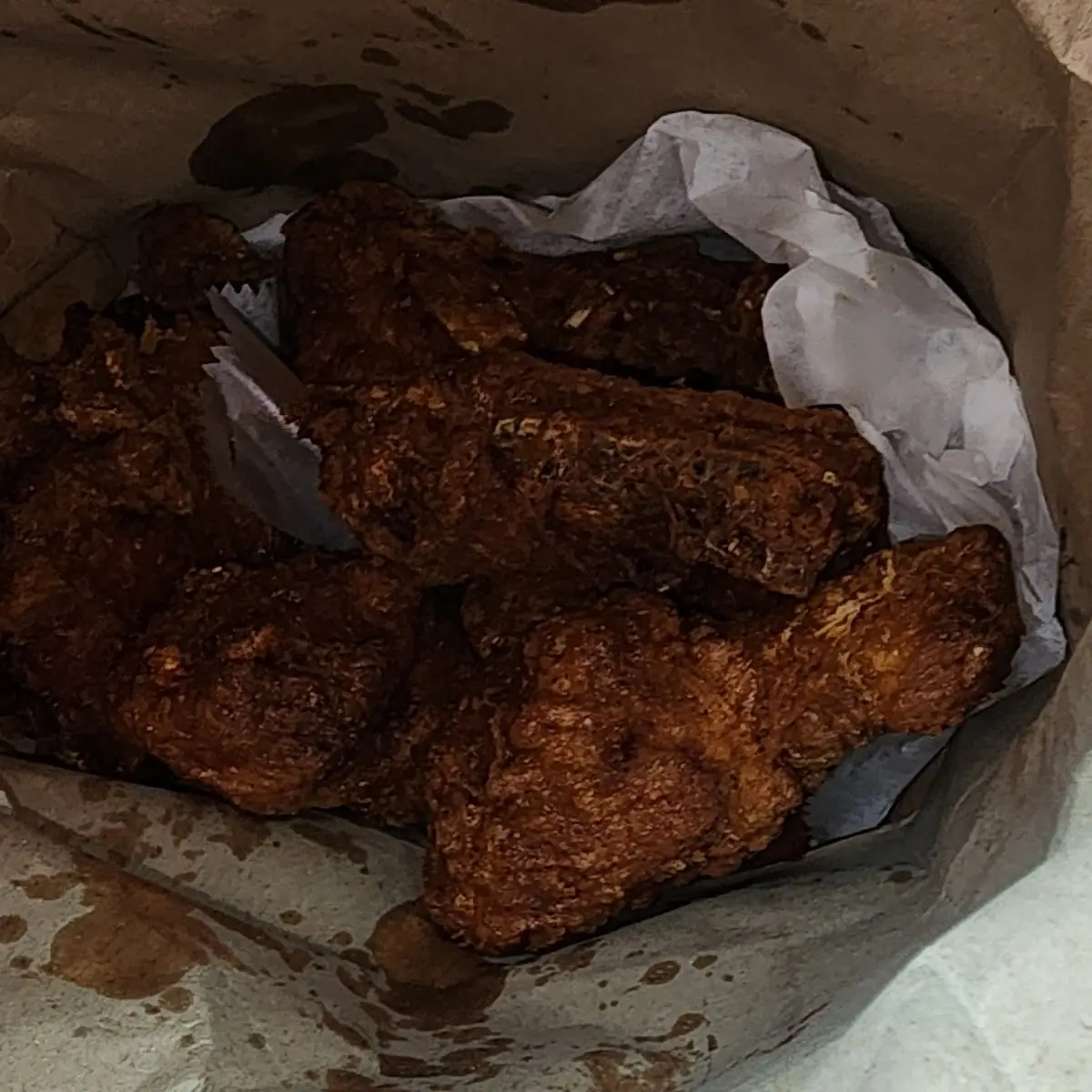 Bag of Fried Chicken