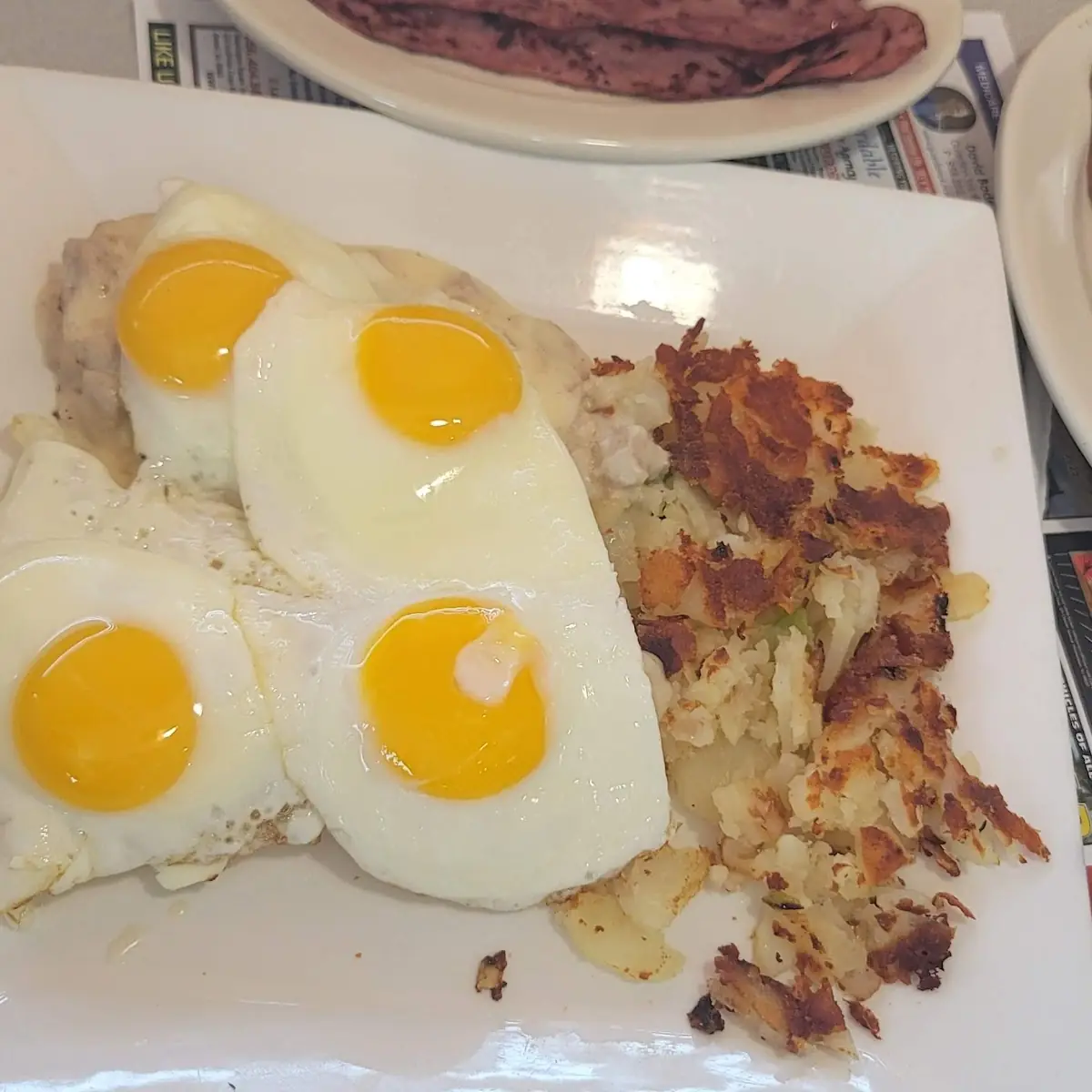 Fried Eggs and Hash Browns