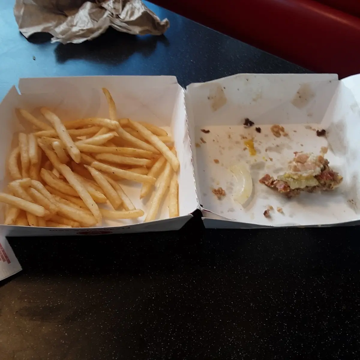 Ex Freddy's Double Bacon Cheeseburger