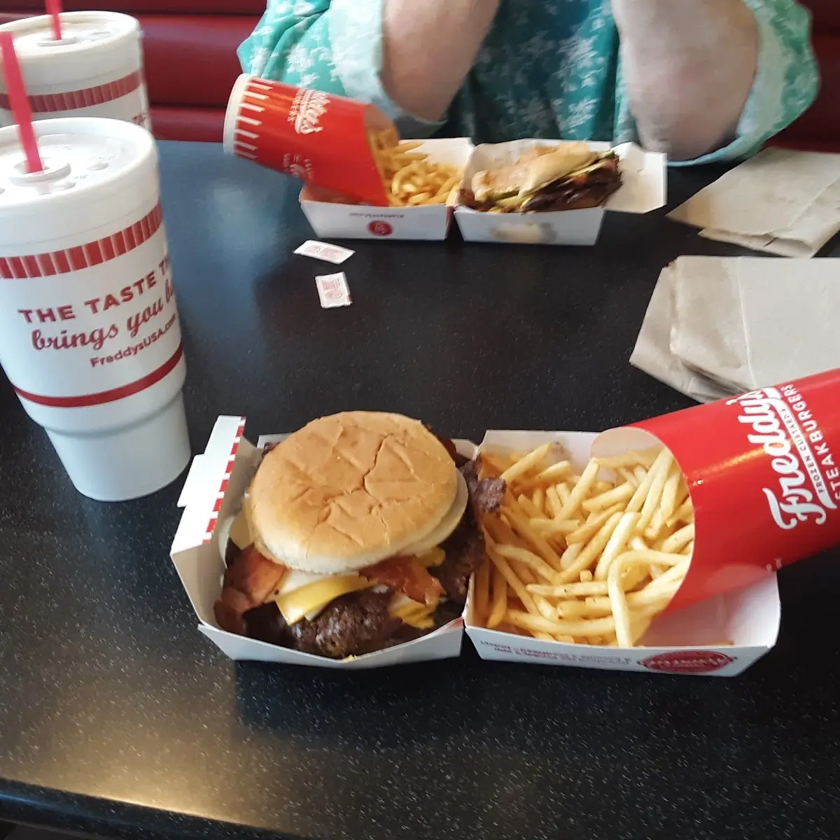 Freddy's Bacon Double Cheeseburger