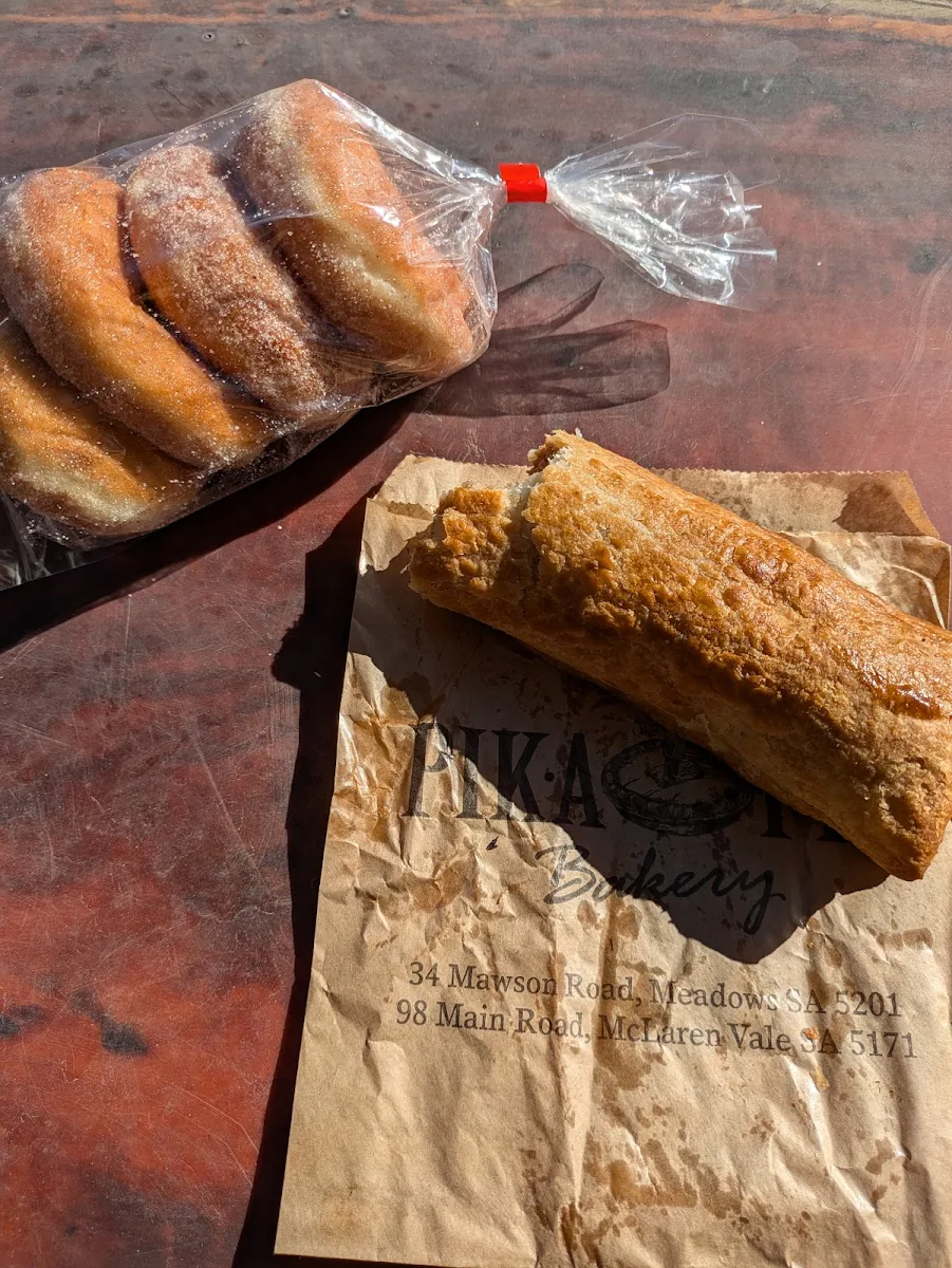 Classic Sausage Roll and Sugar Donuts