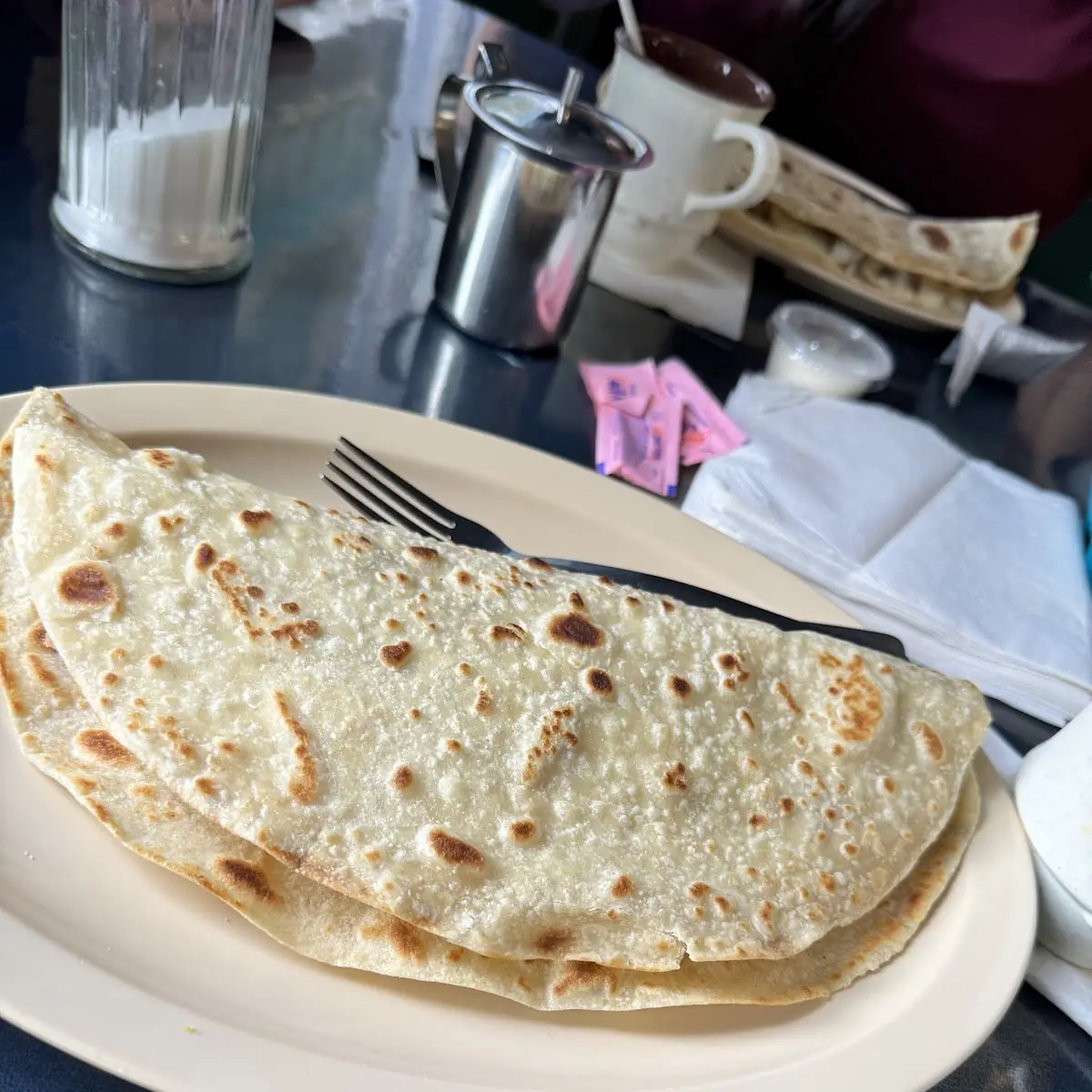 Refried Bean Con Queso Flameado