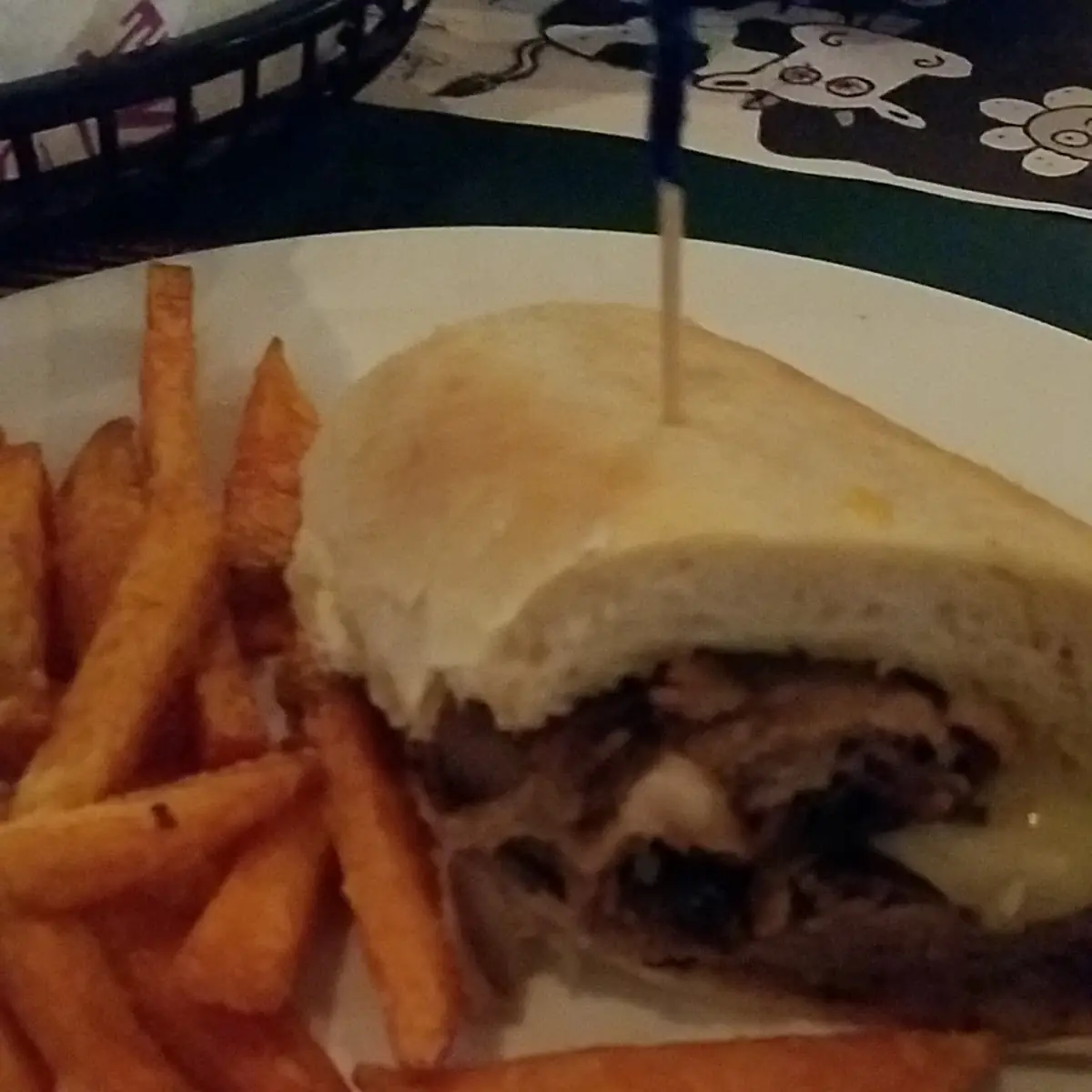 Pub's Dip with Sweet Potato Fries