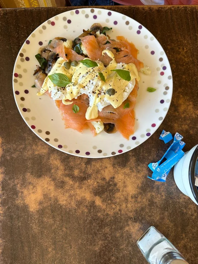 Smoked Salmon & Scrambled Egg, Rumbles Fine Cafe Eastwood