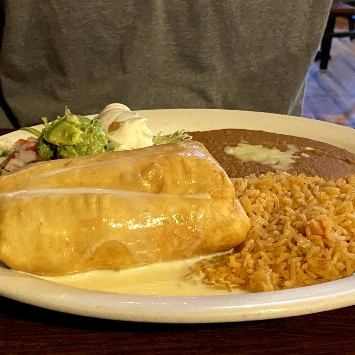 Chimichanga Beans and Rice
