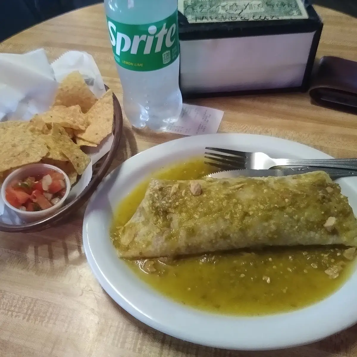 Chile Verde Burrito