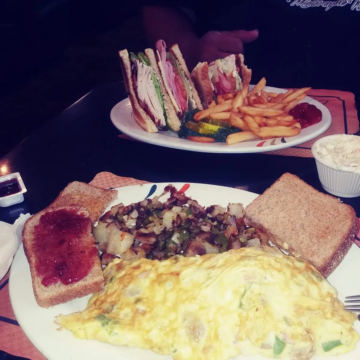 Turkey and Ham Club Sandwich
