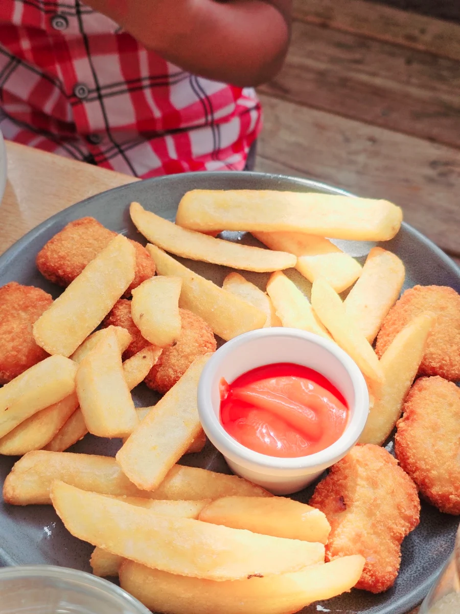 Chicken Nuggets and Chips, Coffee Bean Cafe