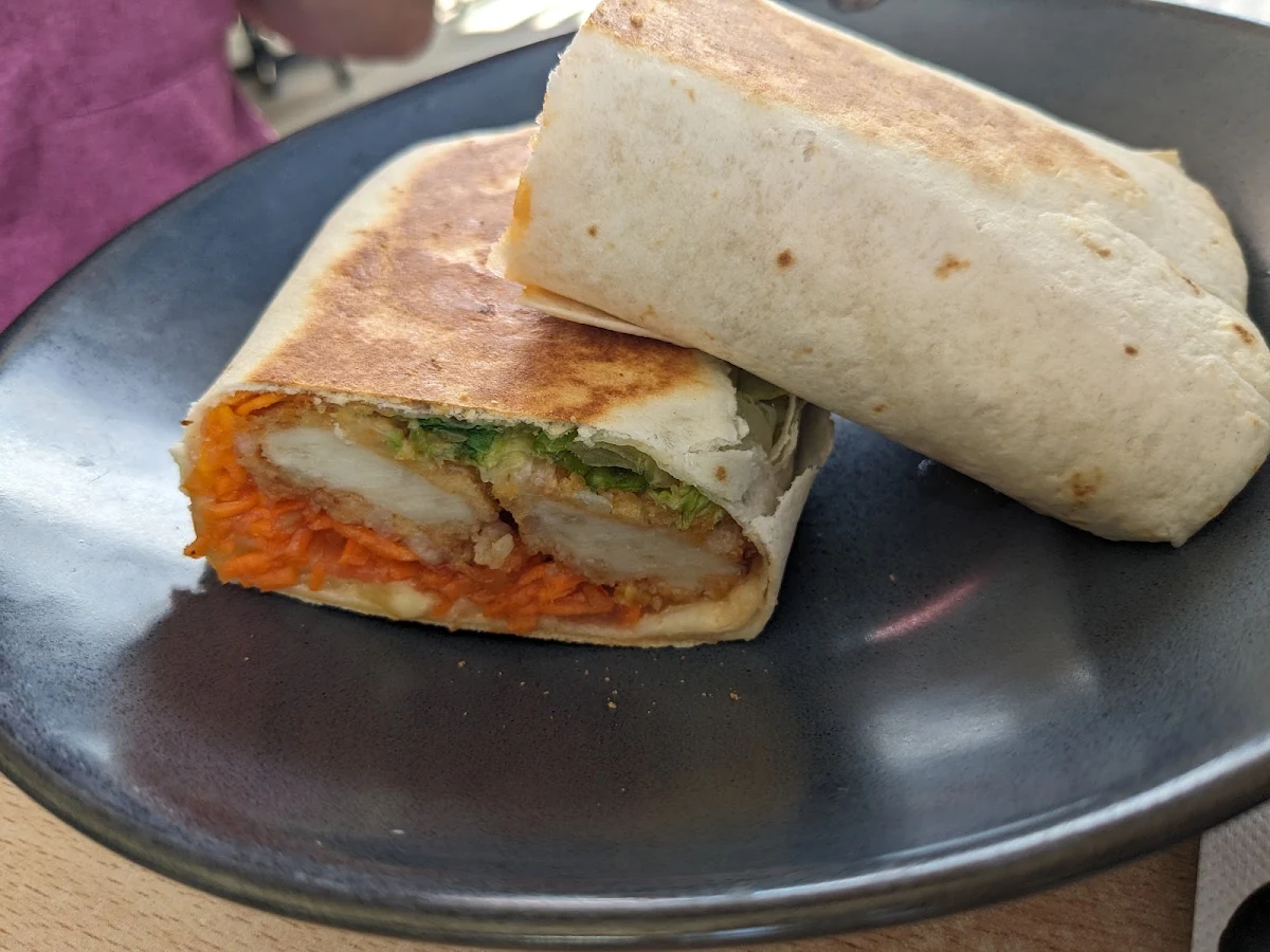 Chicken Strip Wrap, Coffee Bean Cafe