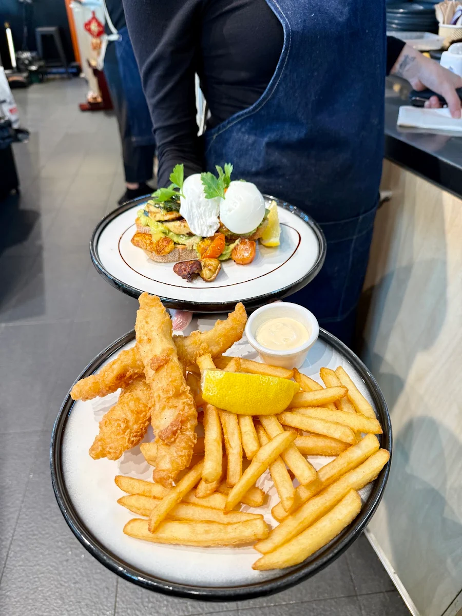 Fish and Chips, Coffee Bean Cafe