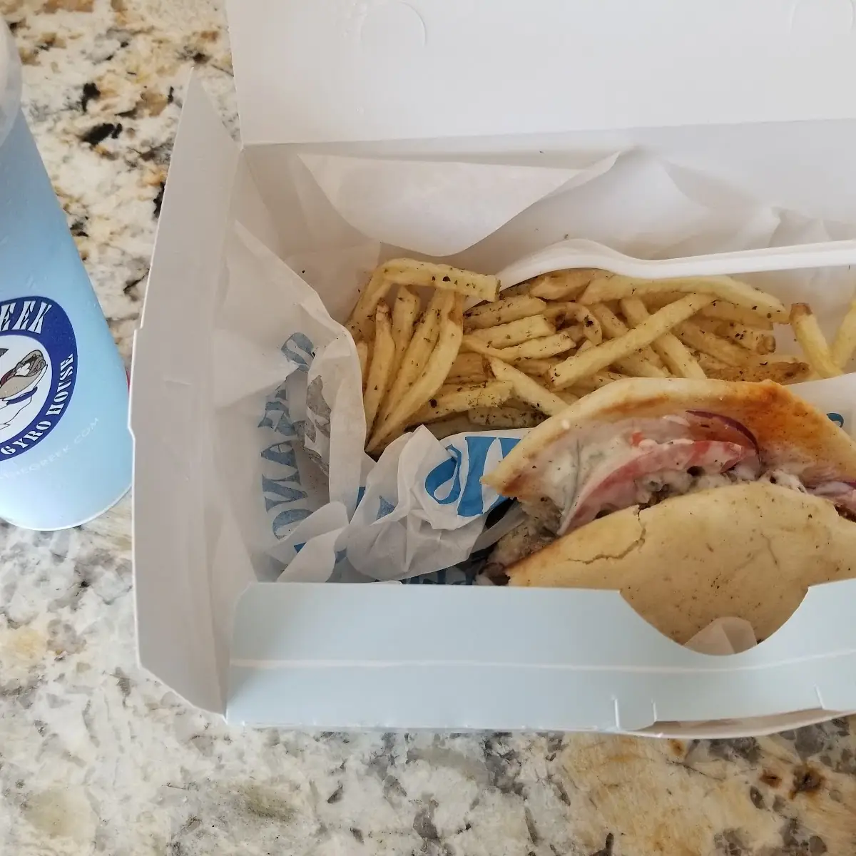 Lamb Gyro & Fries