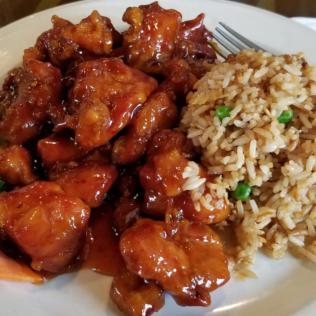 General TSO's Chicken with Fried Rice