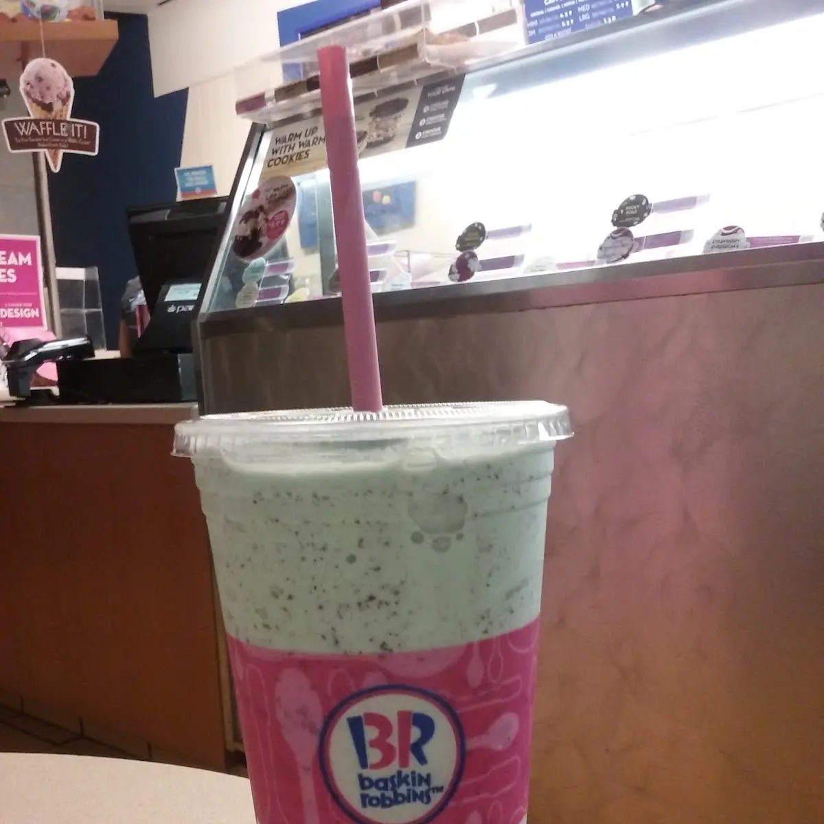 Mint Chocolate Chip Milkshake