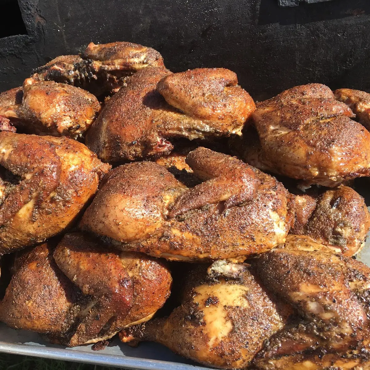 Smoked Chicken Quarter Meal